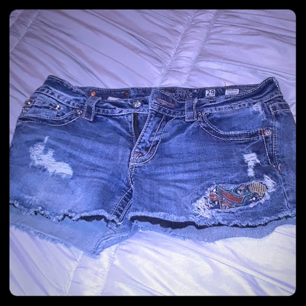 Miss Me signature shorts